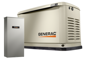 Photo of the Generac 18kW with Wi-Fi and SE ATS with load shed generator.