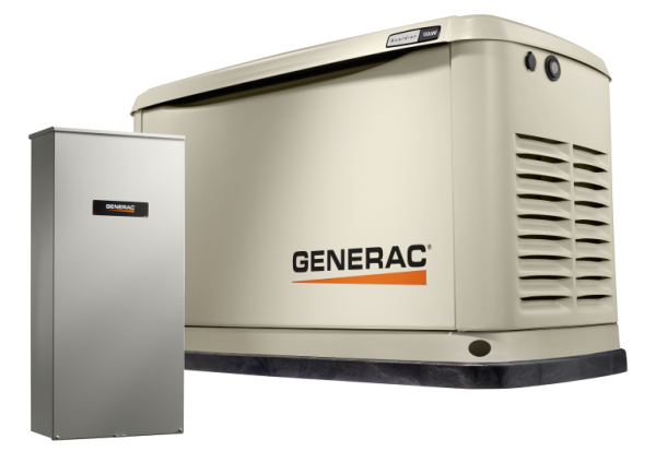 Photo of the Generac 18kW with Wi-Fi and SE ATS with load shed generator.