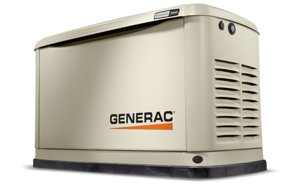 Photo of the Generac 20kw air-cooled 3 phase generator.