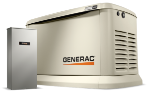 Photo of the Generac 22kW with Wi-Fi and 200A SE ATS with load shed generator.