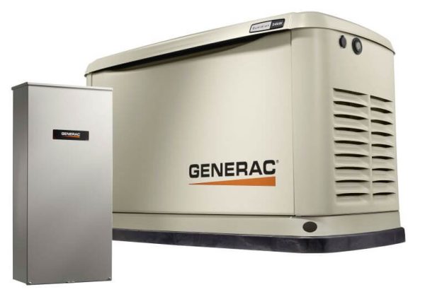 Photo of the Generac 24kw with Wi-Fi and 200A SE ATS with load shed generator.