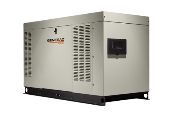 Photo of the Generac 30kw PROTECTOR with 200A ATS generator.